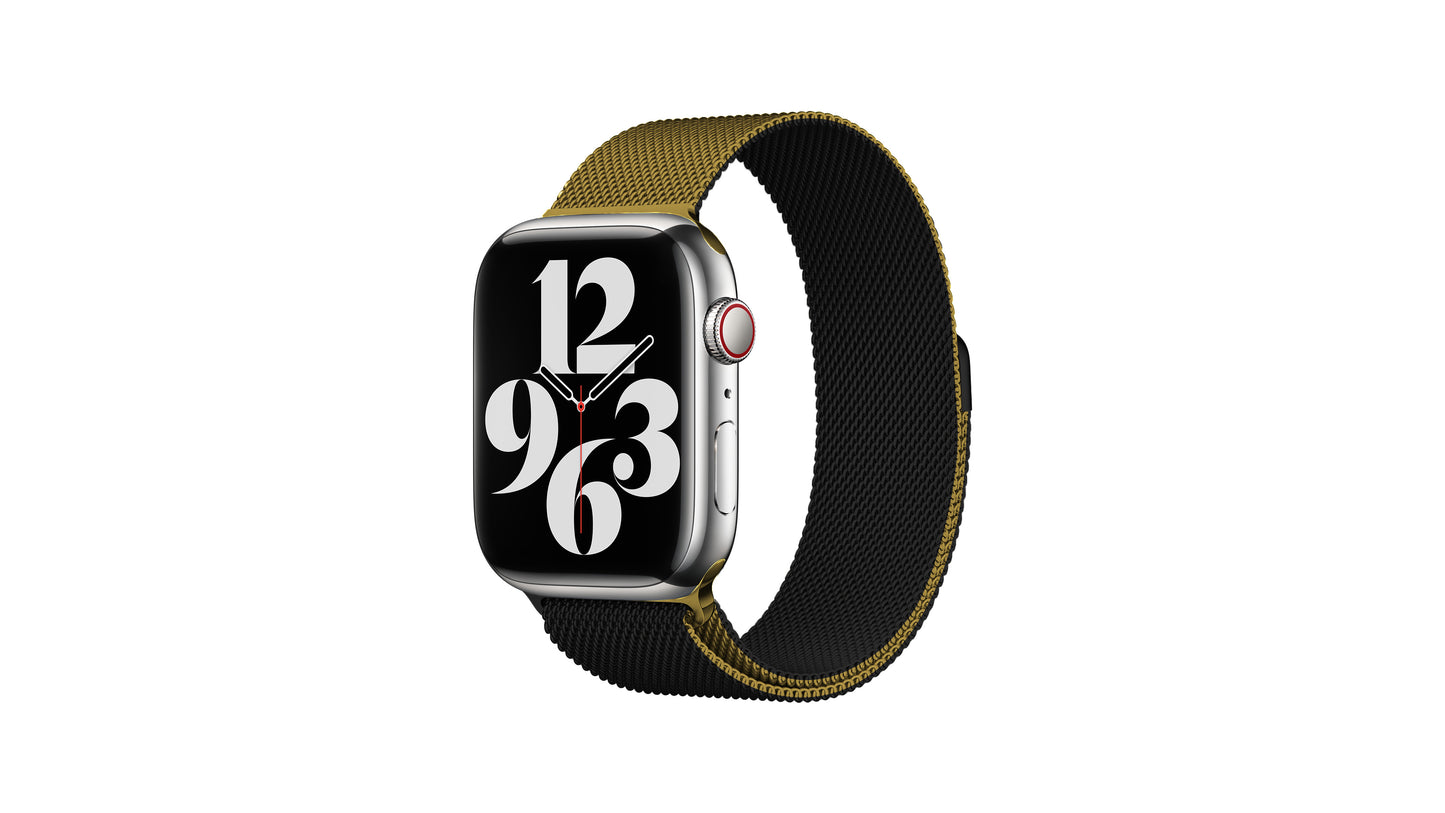 Xurybands Luxus Milanaise Armband für Apple Watch