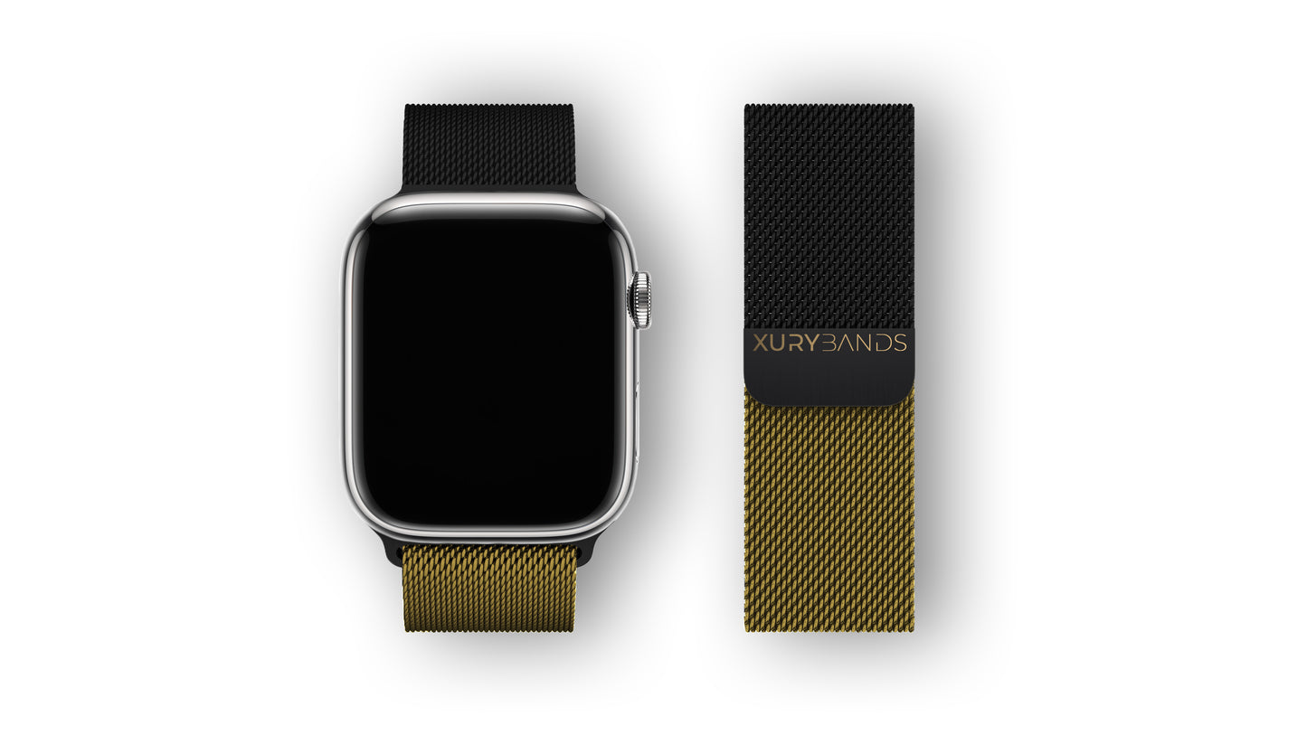 Xurybands Luxus Milanaise Armband für Apple Watch