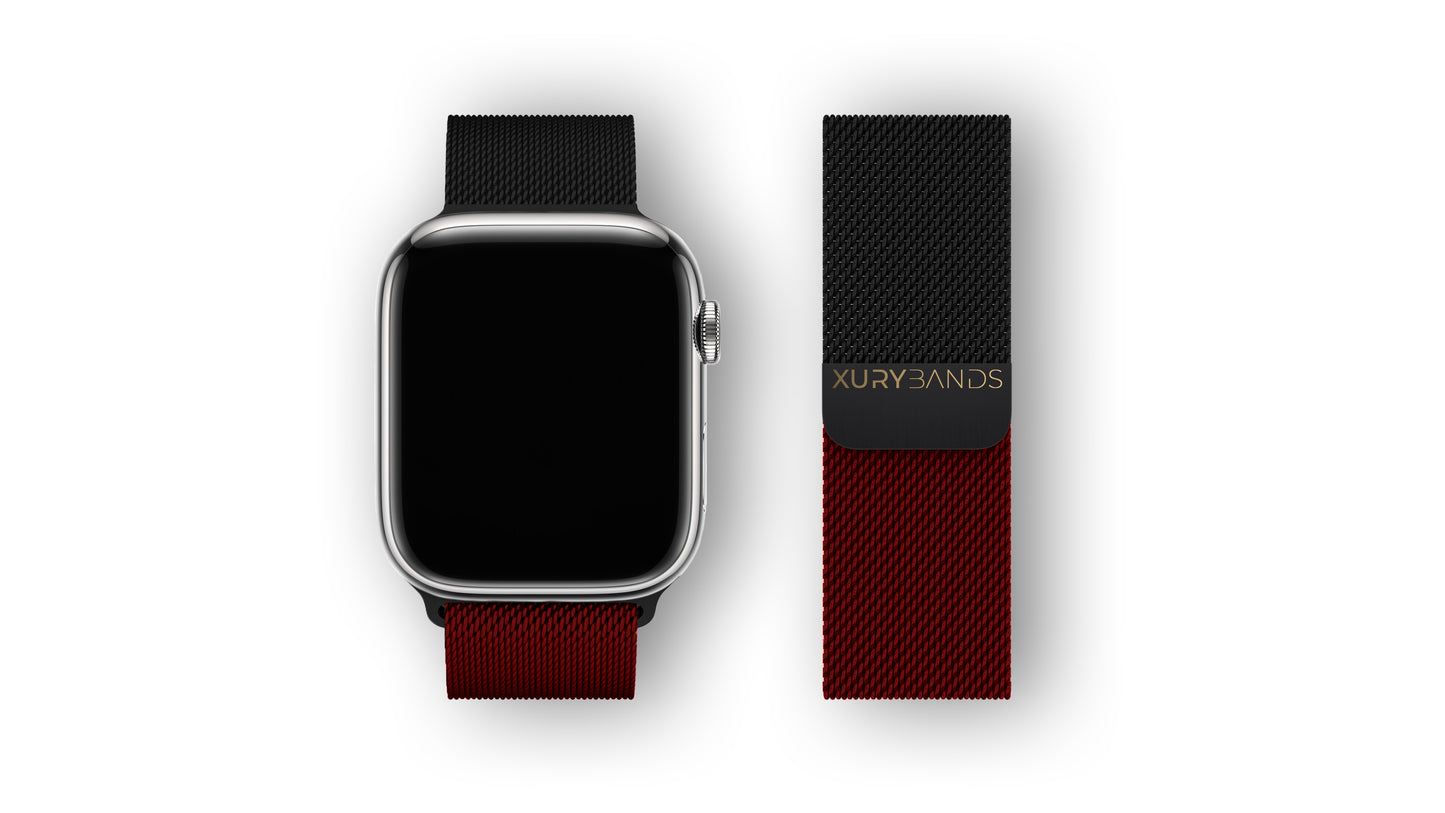 Xurybands Luxus Milanaise Armband für Apple Watch