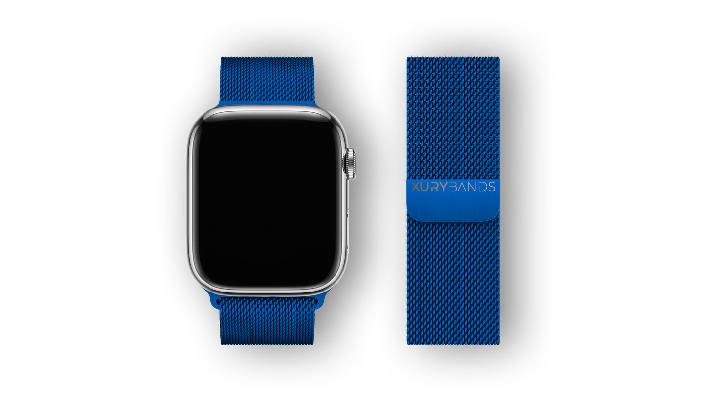 Xurybands Luxus Milanaise Armband für Apple Watch