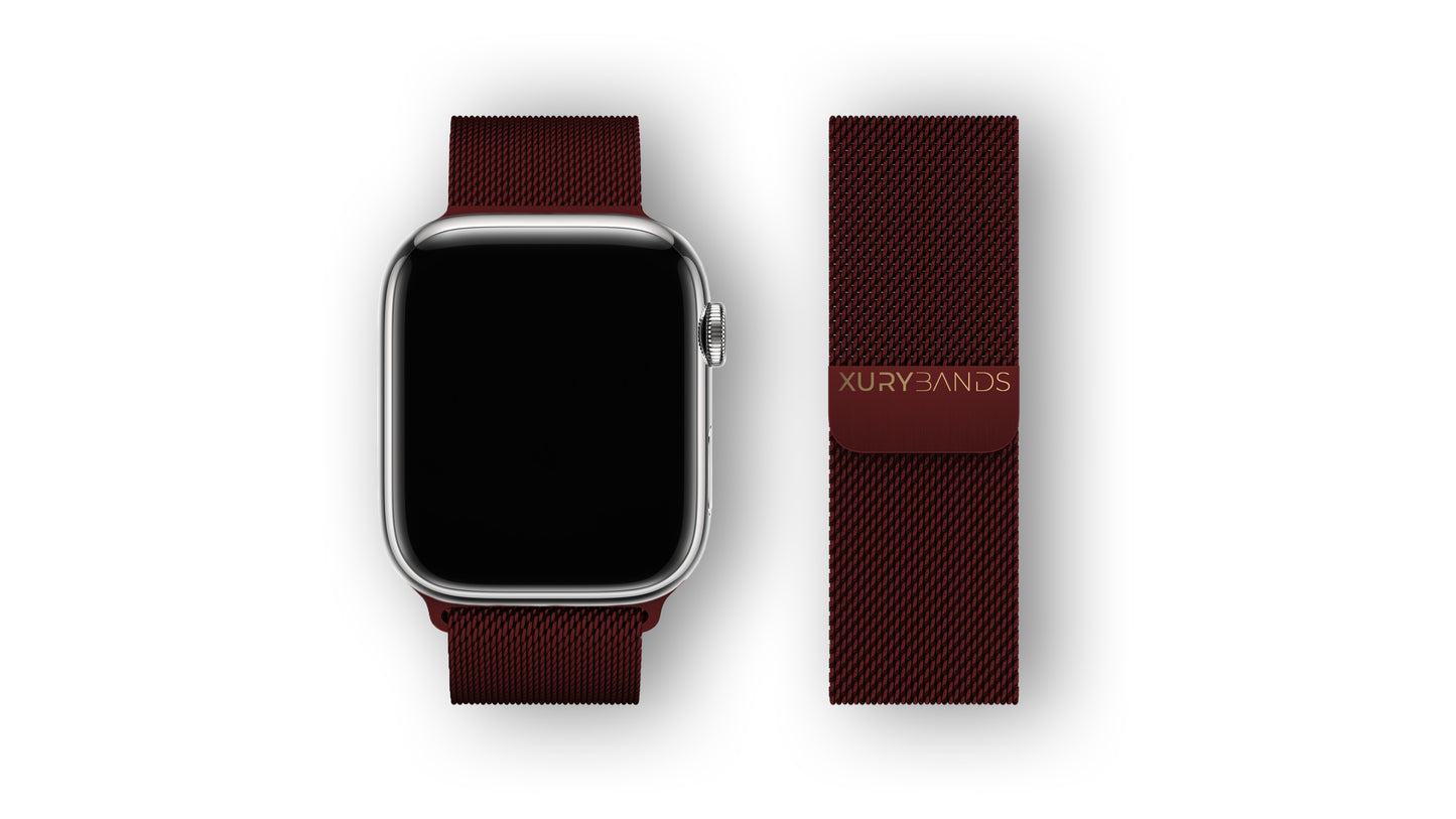 Xurybands Luxus Milanaise Armband für Apple Watch