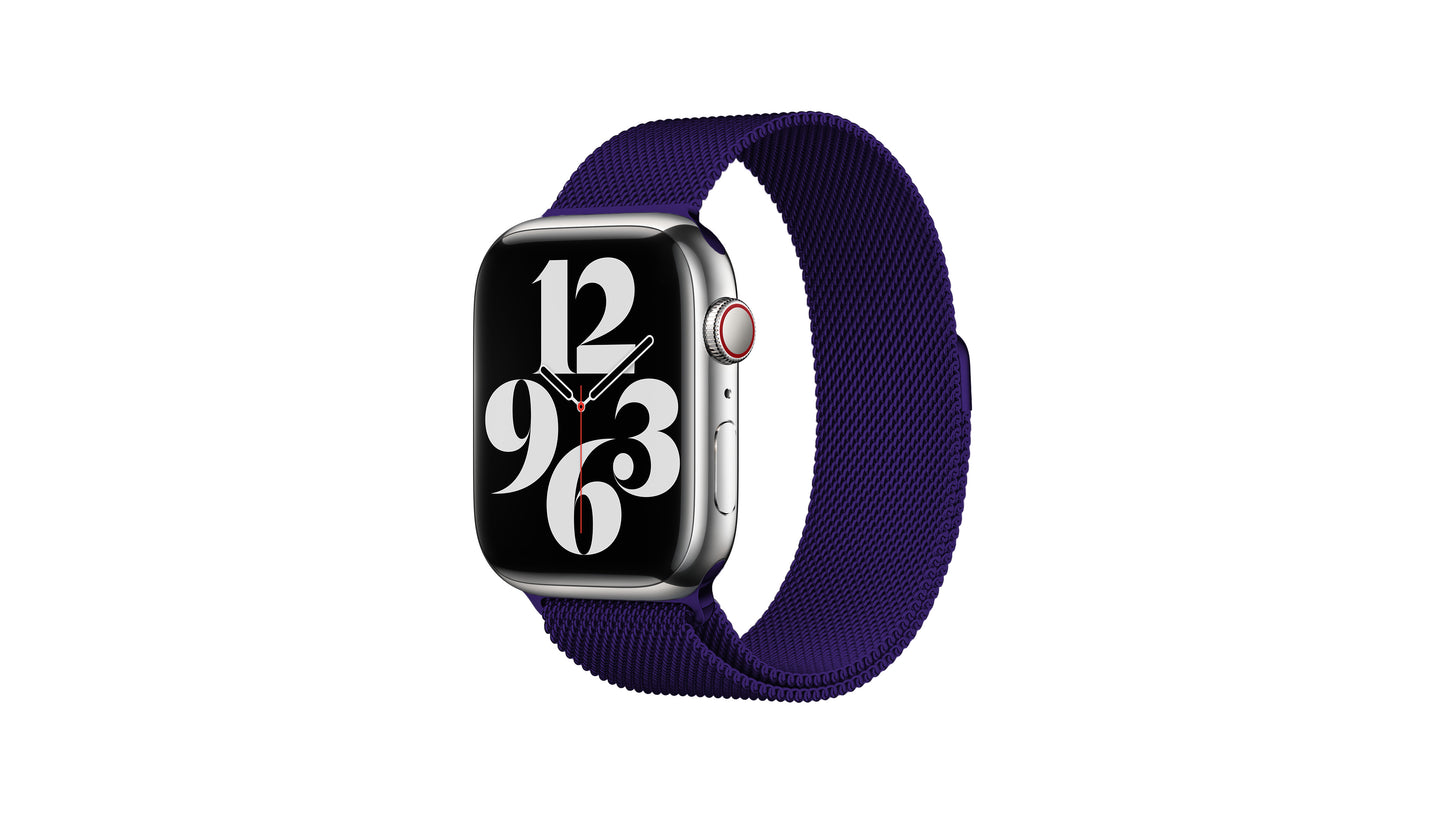 Xurybands Luxus Milanaise Armband für Apple Watch