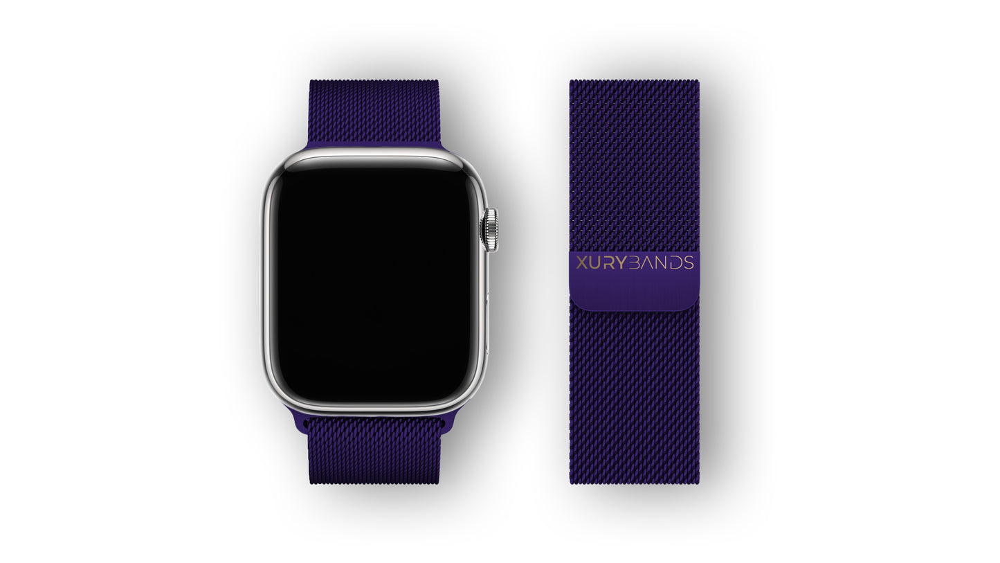 Xurybands Luxus Milanaise Armband für Apple Watch