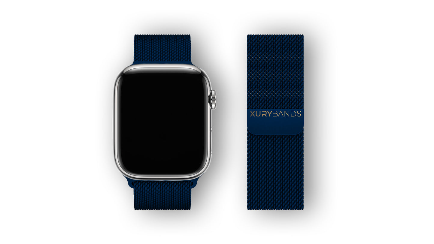 Xurybands Luxus Milanaise Armband für Apple Watch