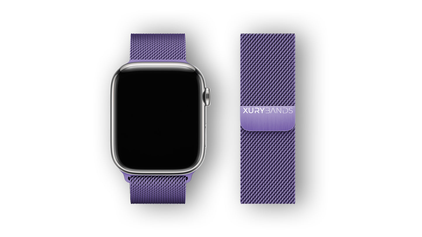 Xurybands Luxus Milanaise Armband für Apple Watch