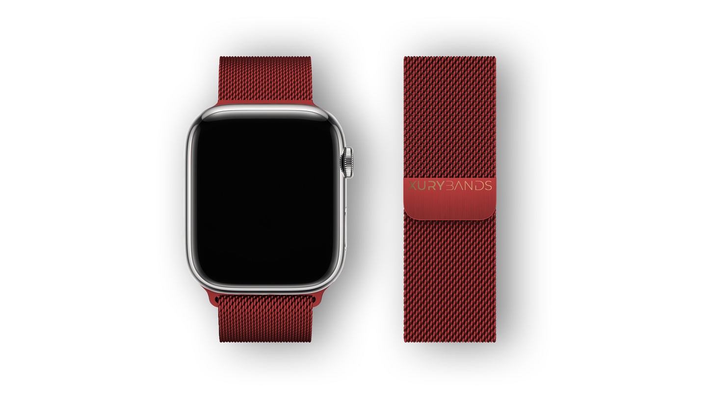 Xurybands Luxus Milanaise Armband für Apple Watch