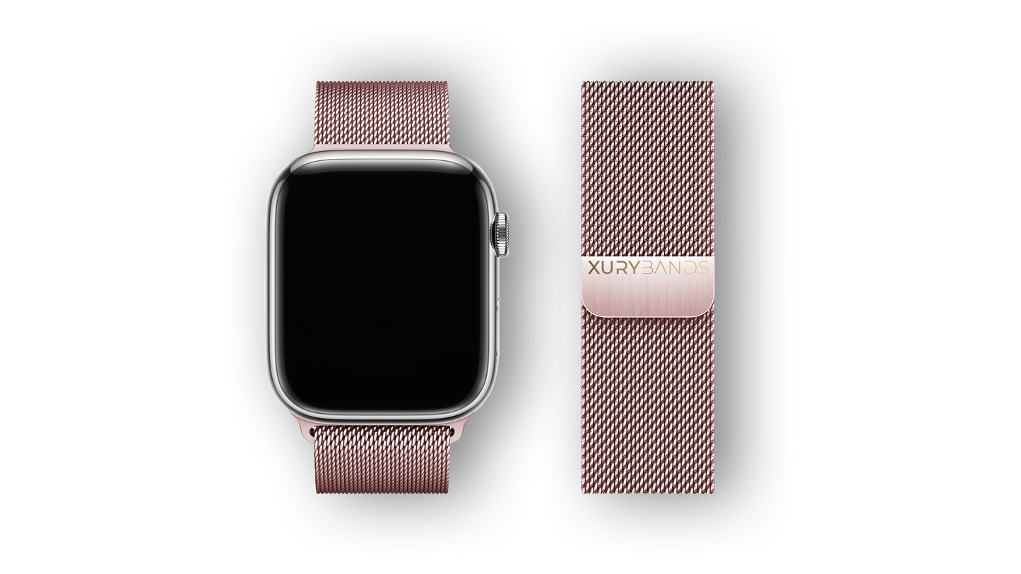 Xurybands Luxus Milanaise Armband für Apple Watch