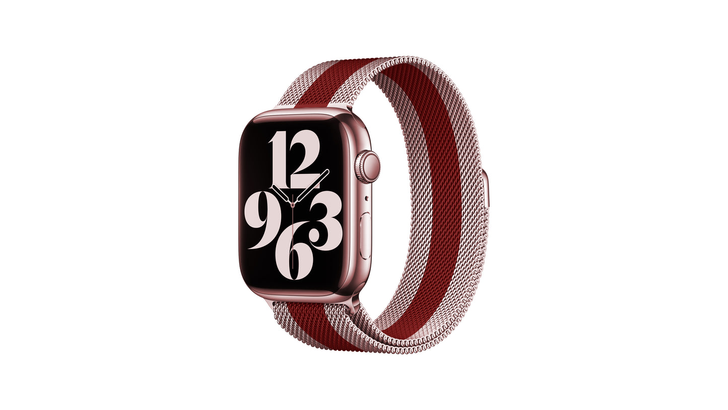 Xurybands Luxus Milanaise Armband für Apple Watch