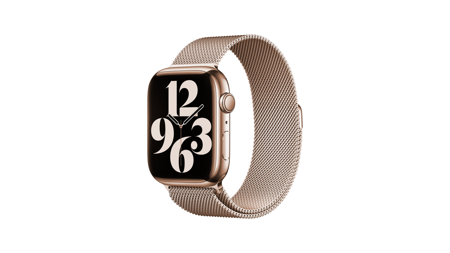 Xurybands Luxus Milanaise Armband für Apple Watch