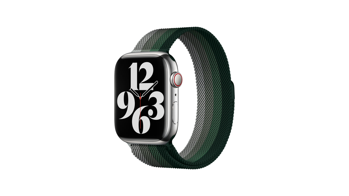Xurybands Luxus Milanaise Armband für Apple Watch