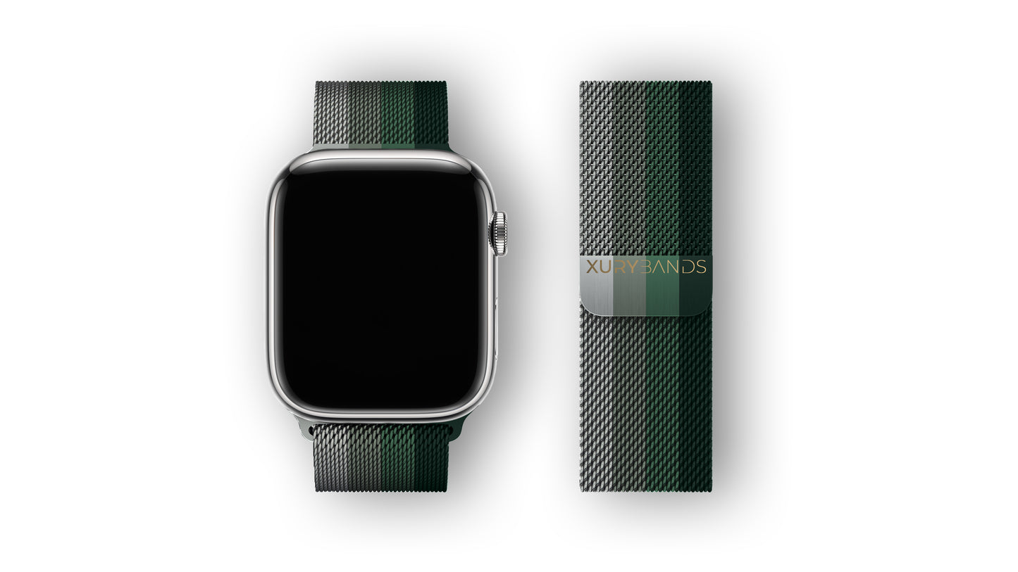 Xurybands Luxus Milanaise Armband für Apple Watch