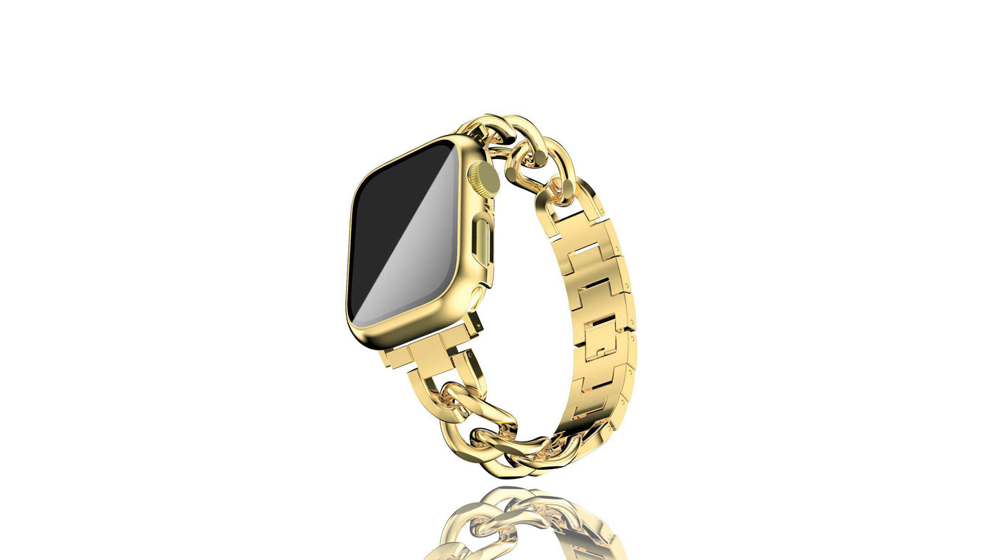 Xurybands Luxus Ketten Armband für Apple Watch