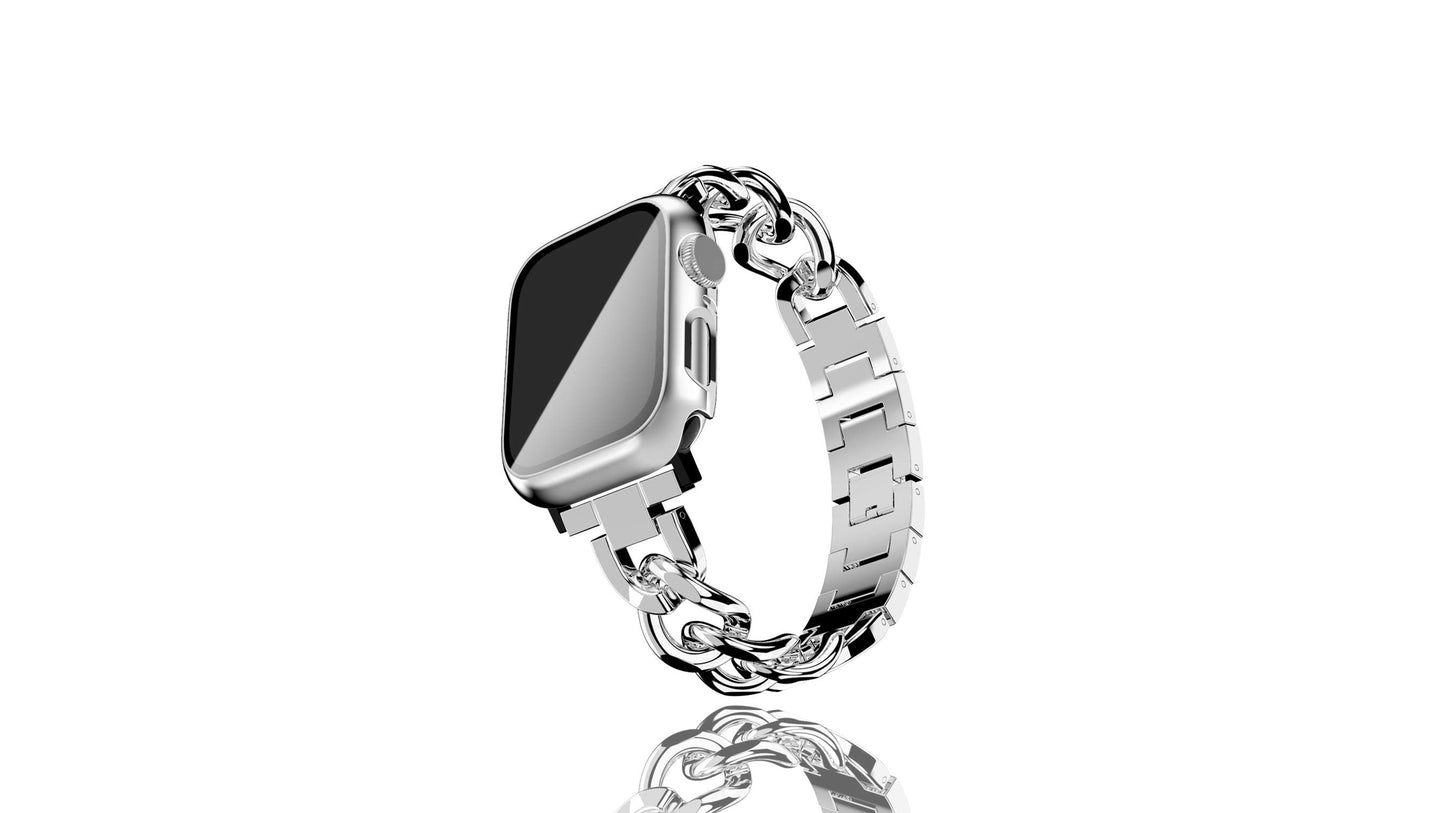 Xurybands Luxus Ketten Armband für Apple Watch