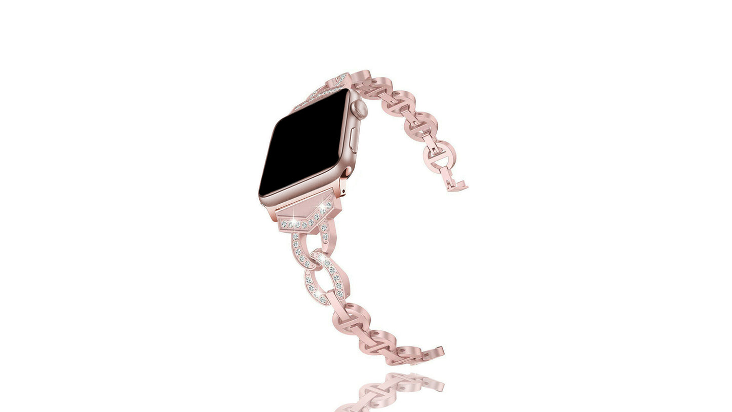 Xurybands Luxus Diamant Fashional Armband für Apple Watch