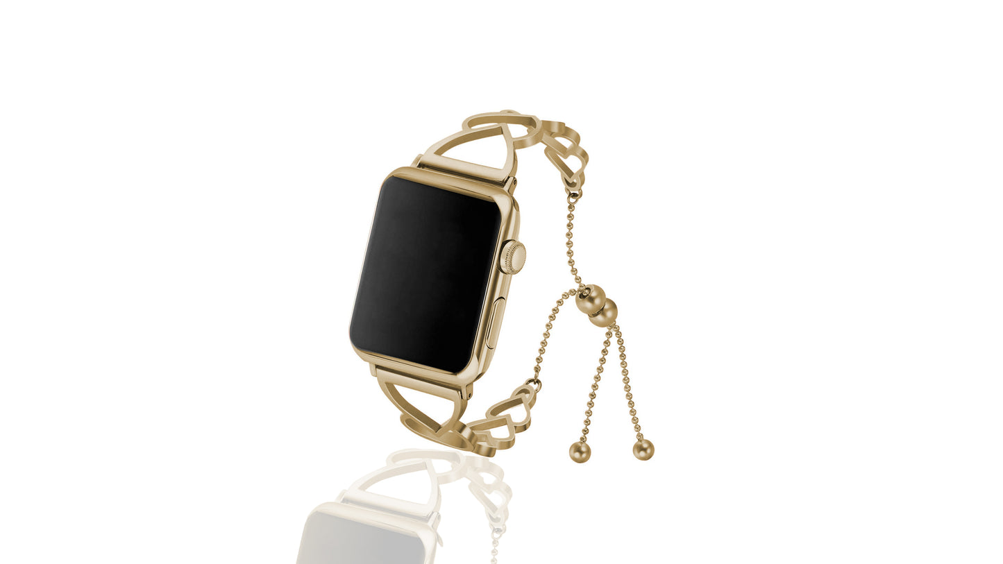 Xurybands Luxus Herz Armband für Apple Watch
