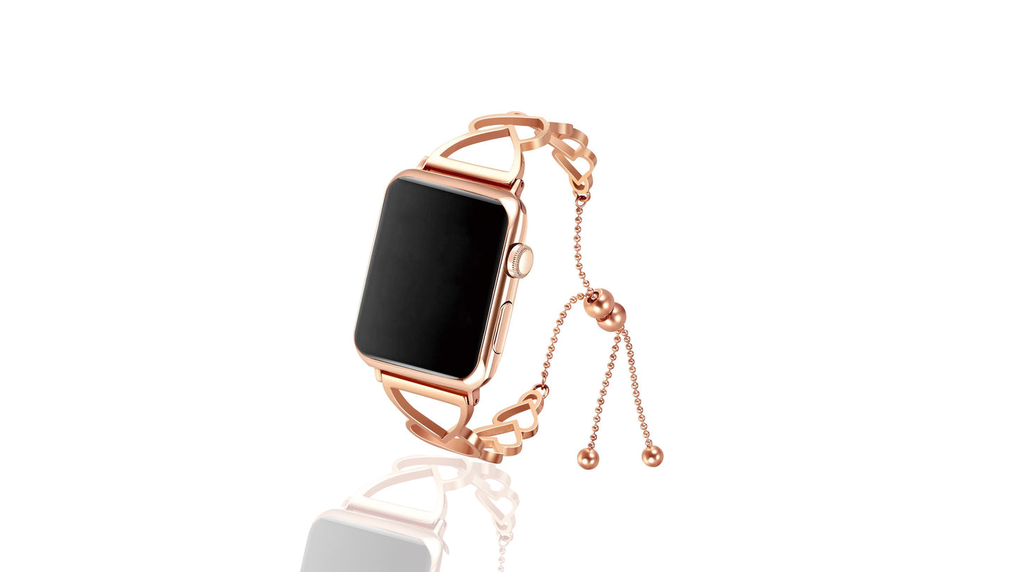 Xurybands Luxus Herz Armband für Apple Watch