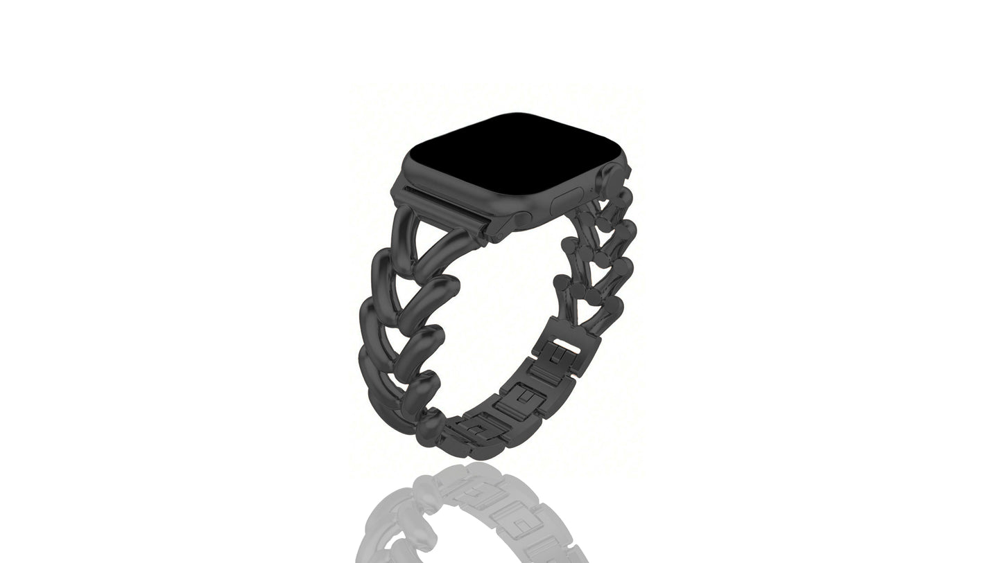 Xurybands Luxus Hochglanz Armband für Apple Watch