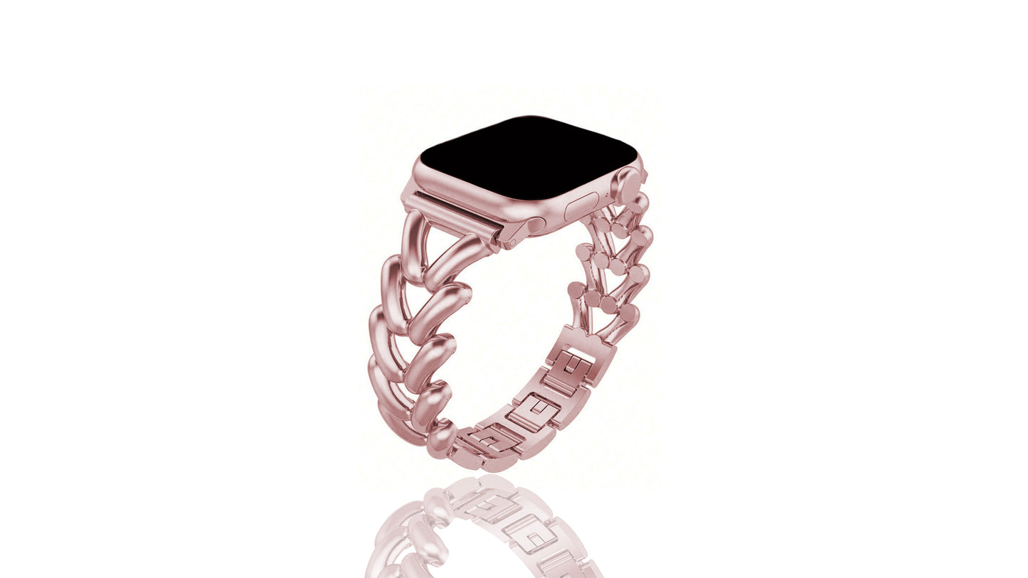 Xurybands Luxus Hochglanz Armband für Apple Watch