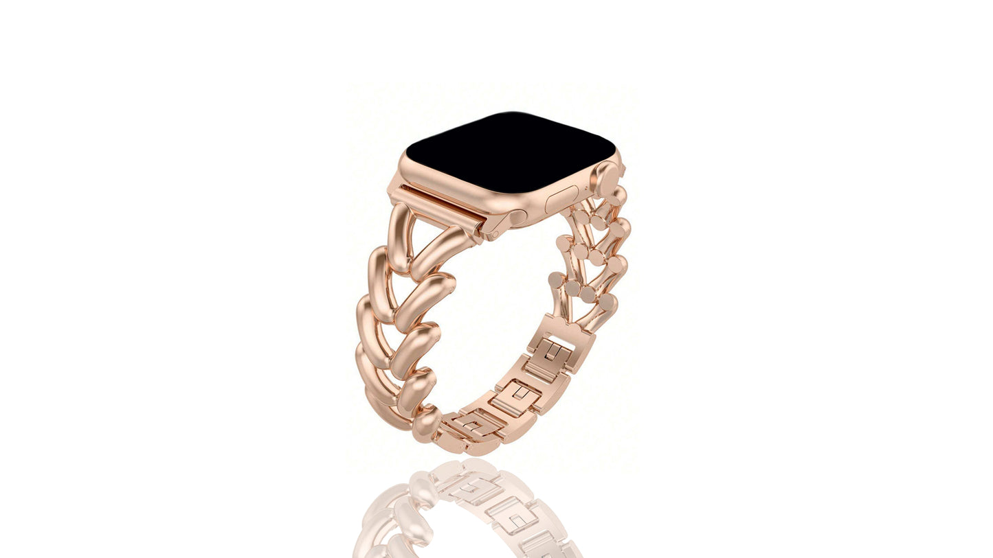 Xurybands Luxus Hochglanz Armband für Apple Watch