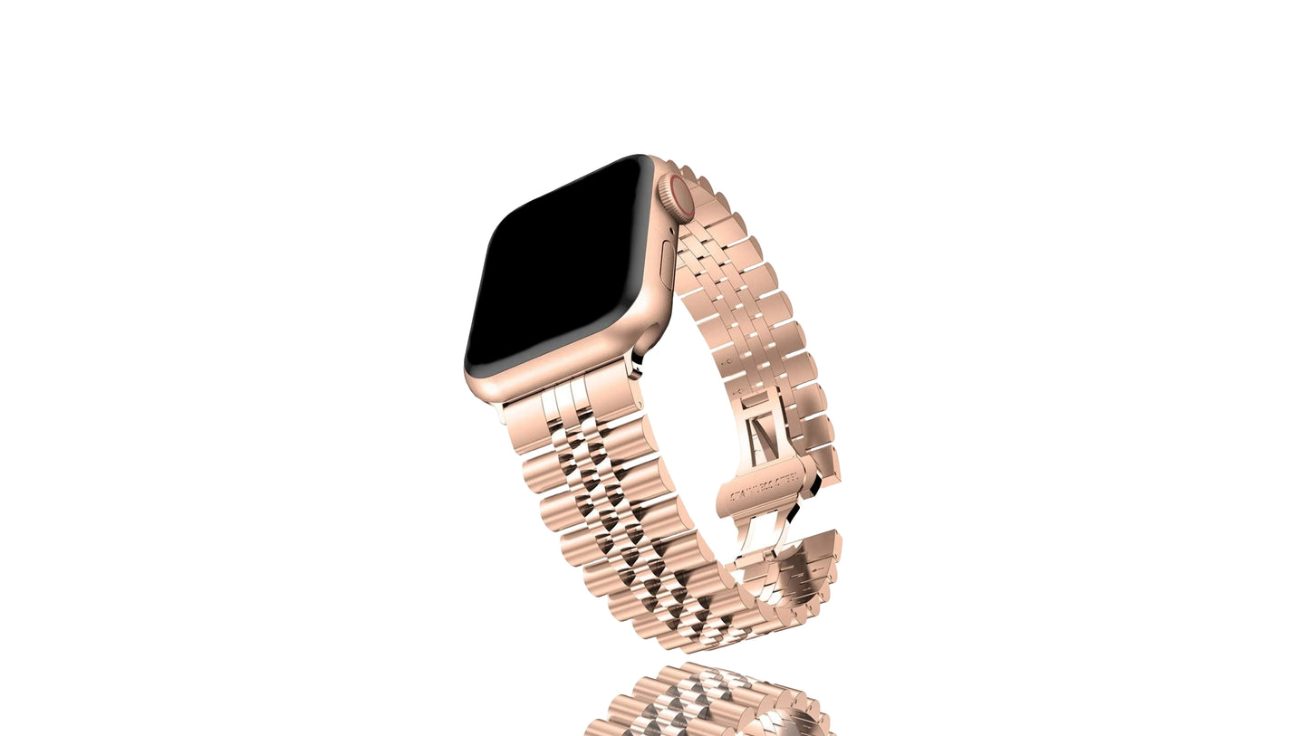 Xurybands Luxus Stahl Armband für Apple Watch