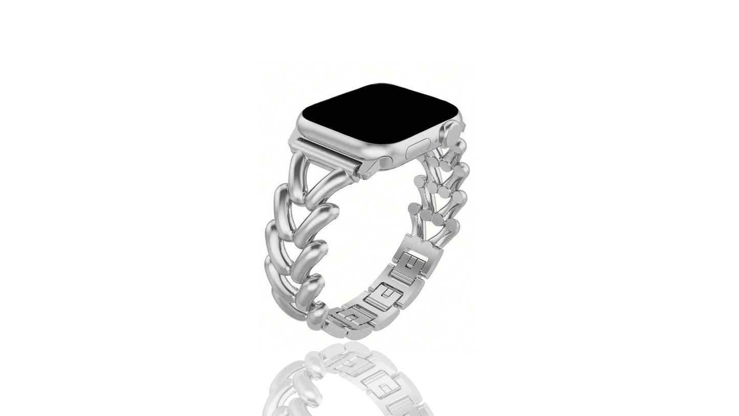 Xurybands Luxus Hochglanz Armband für Apple Watch