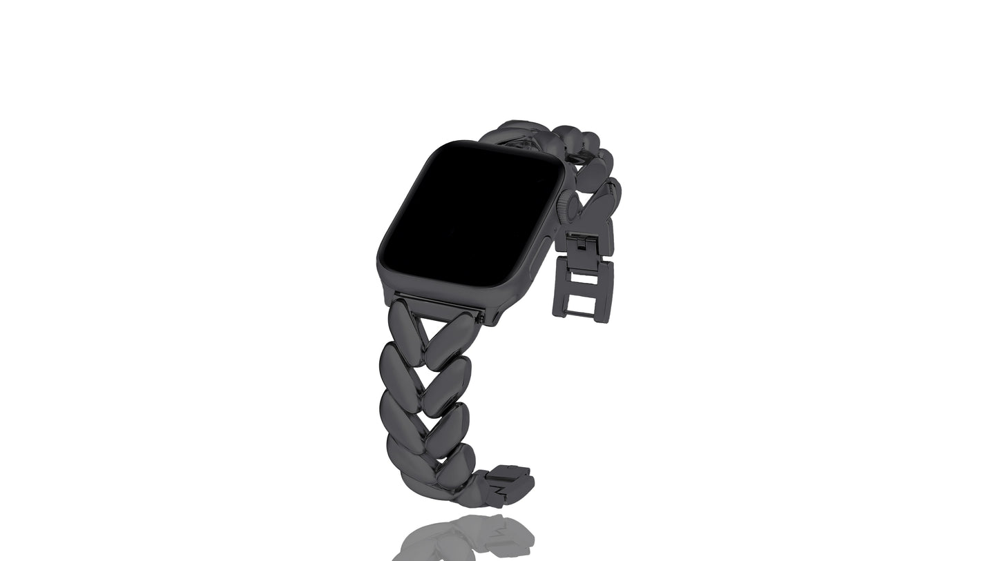 Xurybands Luxus Hochglanz Armband für Apple Watch