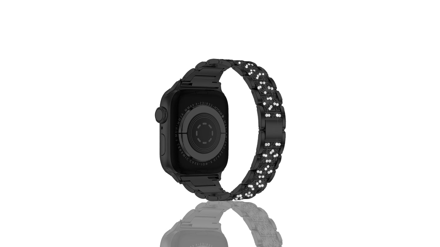 Xurybands Luxus Diamant Armband Roségold für Apple Watch