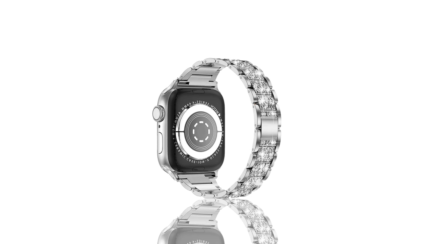 Xurybands Luxus Diamant Armband Roségold für Apple Watch