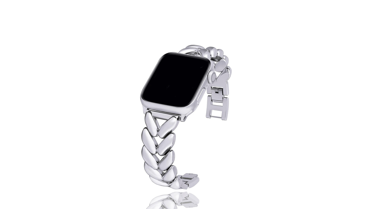 Xurybands Luxus Hochglanz Armband für Apple Watch