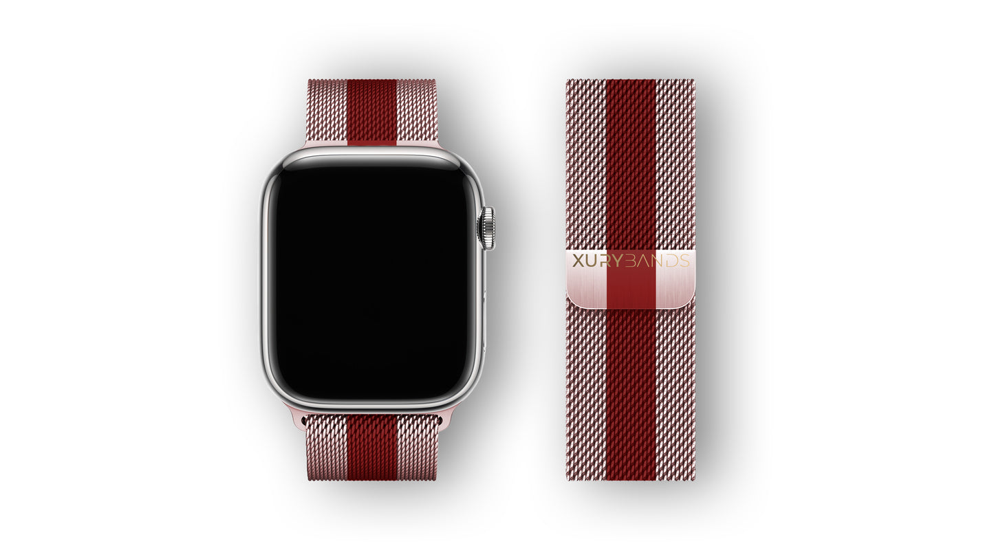 Xurybands Luxus Milanaise Armband für Apple Watch