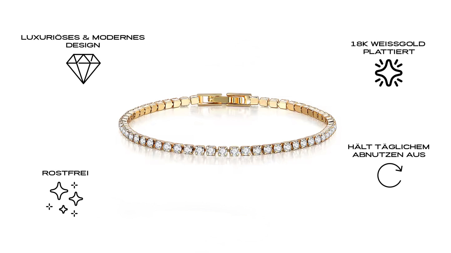 Zirkonia Charme Diamond Bracelet 🎀💎