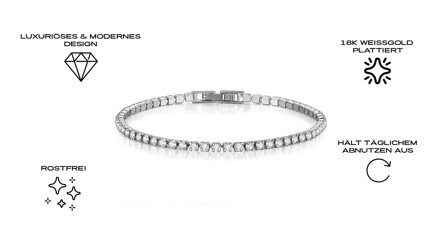 Zirkonia Charme Diamond Bracelet 🎀💎